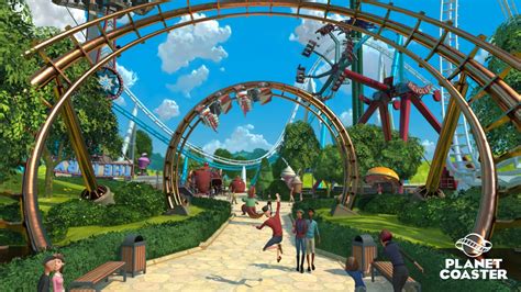  Planet Coaster: Teemapuistosuunnittelua ja hulluja rullaluistimia!